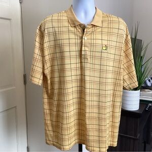 Bobby Jones Yellow Check Polo Shirt